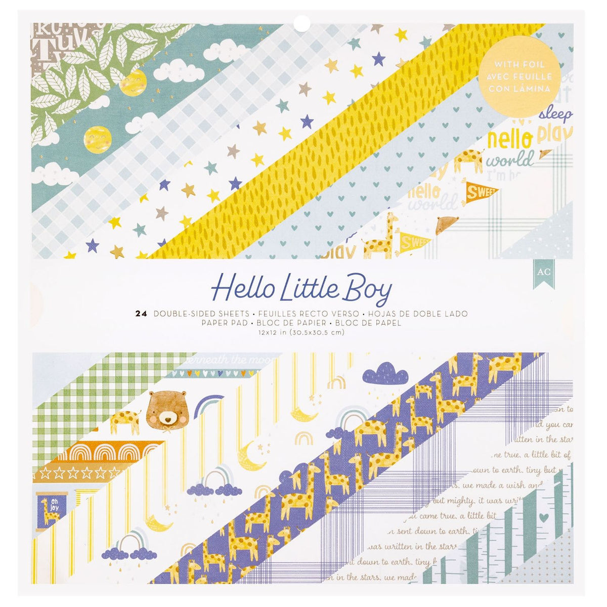 Paper Hello Little Boy Pad – American Crafts