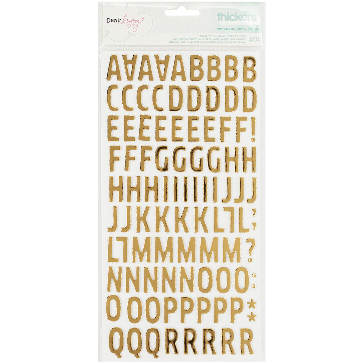 ABC Rose Gold Foiled Memo – American Crafts