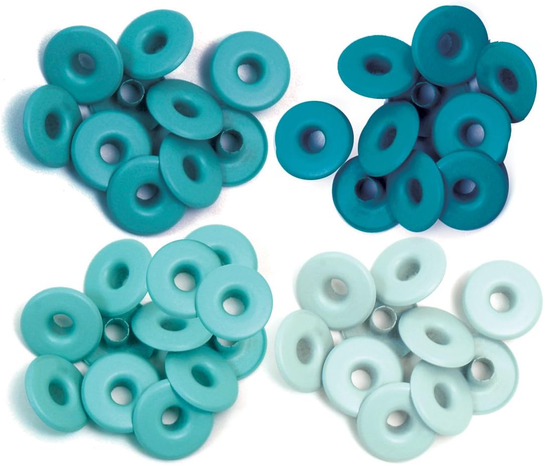 Wide Eyelets Aqua WRMK – We R Memory Keepers (imagen 2)