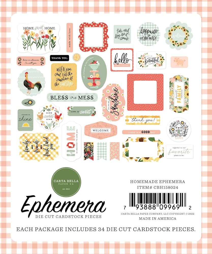 Homemade Ephemera – Carta Bella (imagen 2)