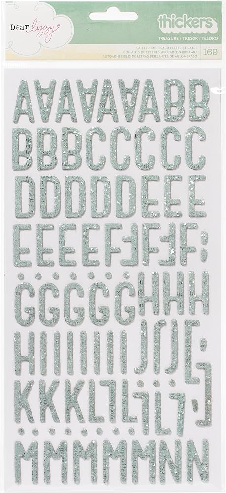 ABC Glitter Spray Spearmint – American Crafts