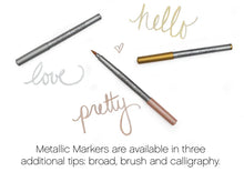 Cargar imagen en el visor de la galería, METALLIC MARKER BROAD POINT