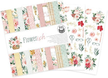 Cargar imagen en el visor de la galería, FLOWERISH DOUBLE SIDED PAPER PAD