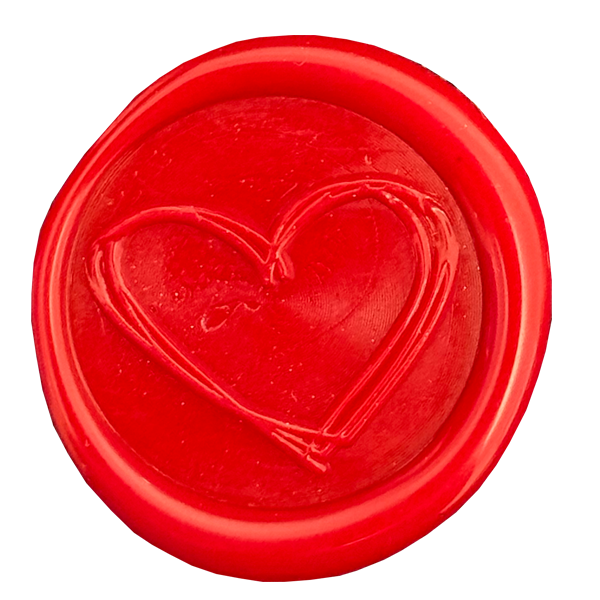 Corazón con Líneas Cabezal – Foil Multicolor
