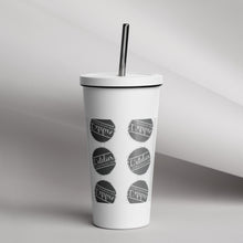 Cargar imagen en el visor de la galería, Vaso térmico con pajita