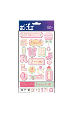 Baby Girl Flip Pack Sticko – American Crafts