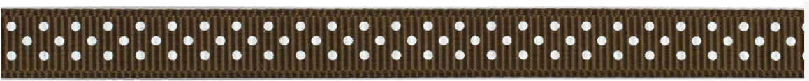 Chestnut Dot Ribbon – American Crafts