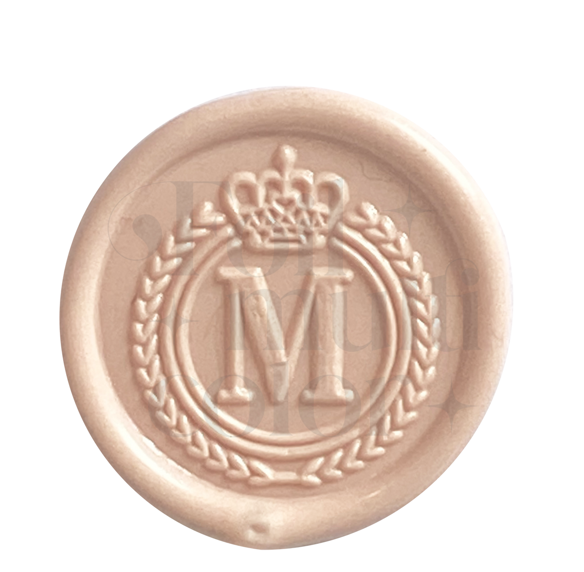Abecedario Realeza "m" Cabezal – Foil Multicolor