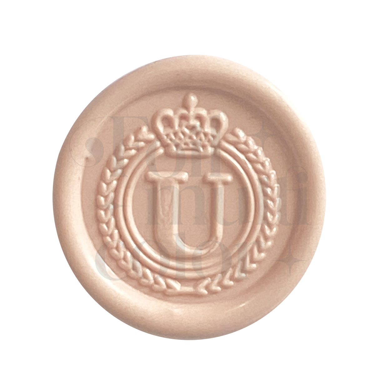 Abecedario Realeza "u" Cabezal – Foil Multicolor