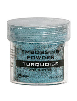 Turquoise Embossing Powder – L'atelier Scrapbooking