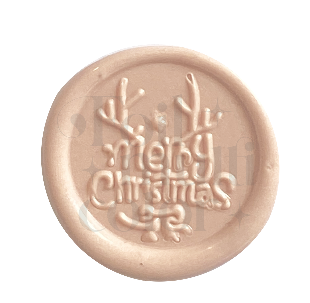 Merry Christmas Reno Cabezal – Foil Multicolor