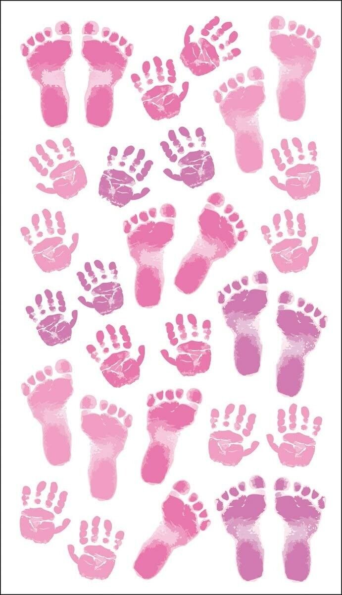 Pastel Baby Girl Prints Sticko – American Crafts