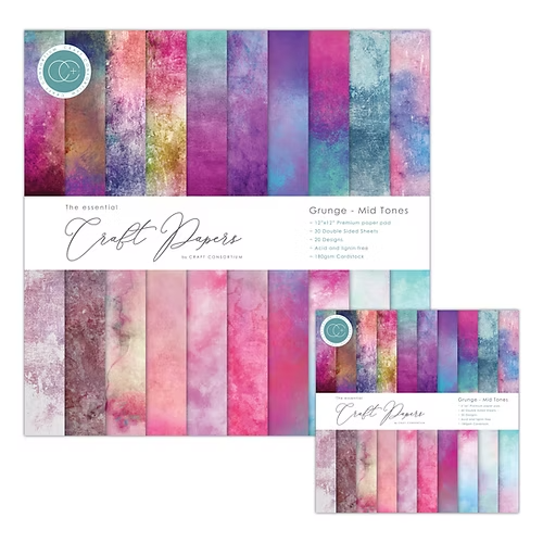 Grunge Paper Pad – L'atelier Scrapbooking