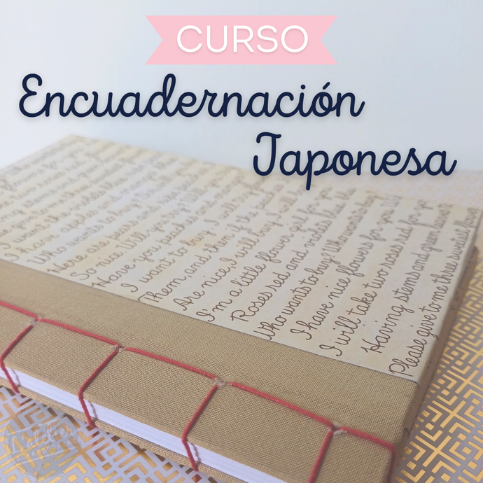 CURSO DE ENCUADERNACIÓN JAPONESA