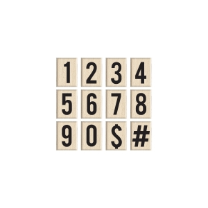 DS NUMBERS STAMP