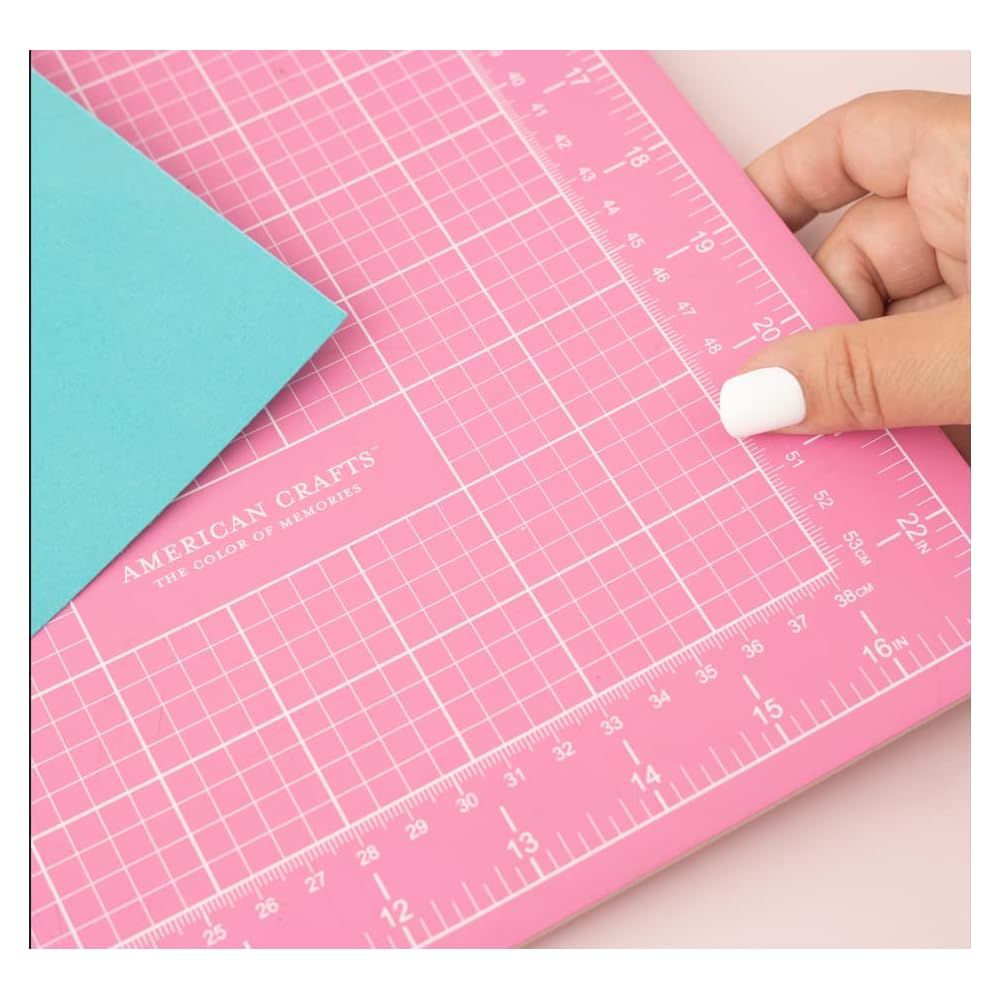 Tapete de Corte en Color Rosa 18X24" – American Crafts (imagen 3)