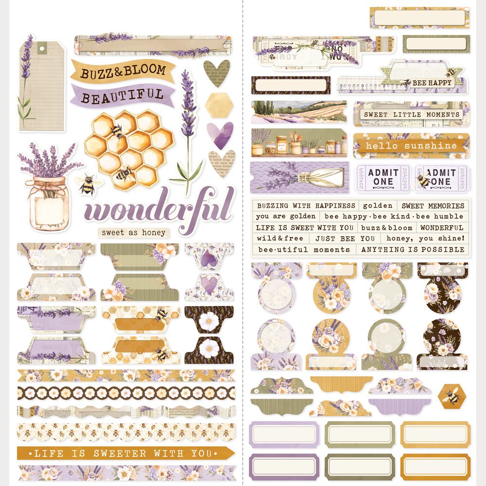 Lavender Cardstock Sticker – Simple Stories