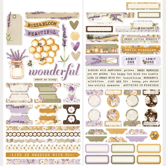 Lavender Cardstock Sticker – Simple Stories