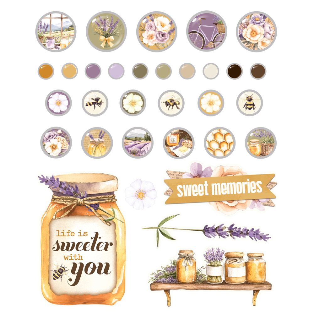 Lavender Brads – Simple Stories