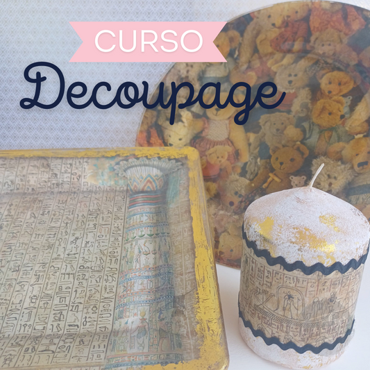 Curso de Decoupage – L'atelier Scrapbooking