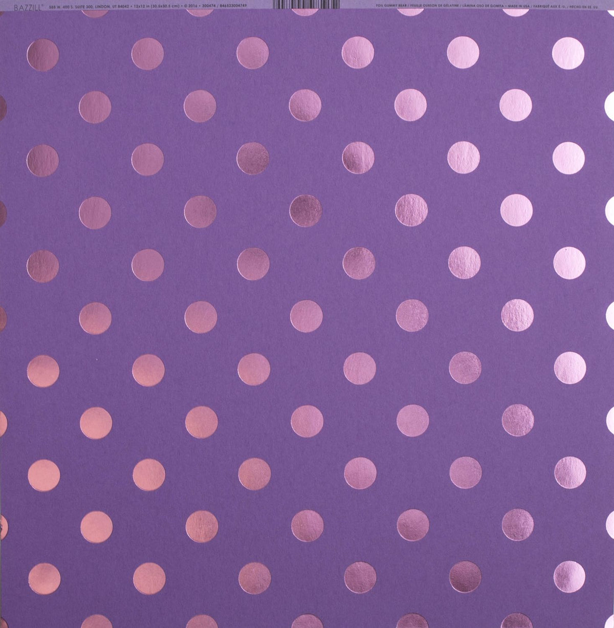 Paper Gummy Bear Foil Dot – American Crafts
