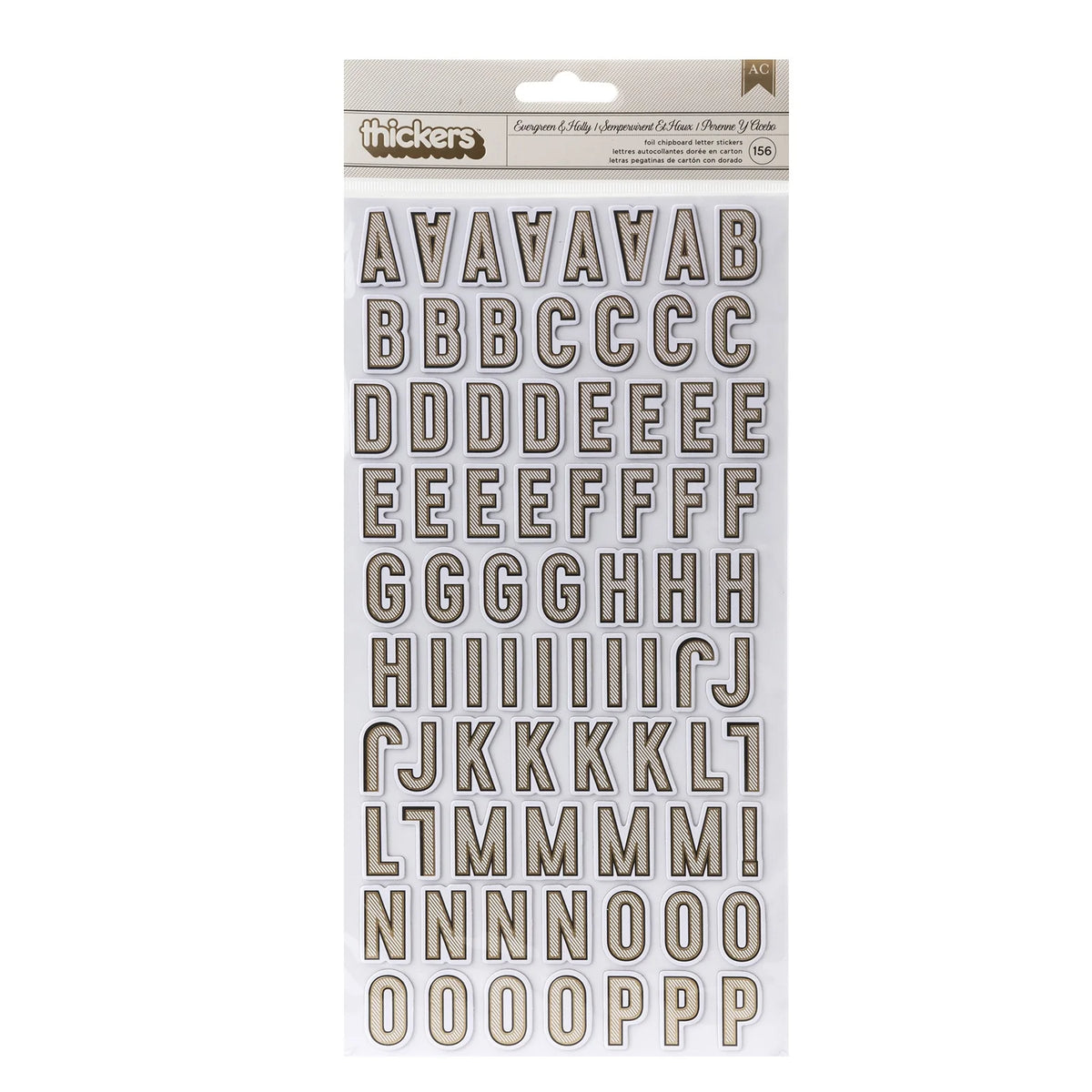 ABC Evergreen and Holly Gold – American Crafts