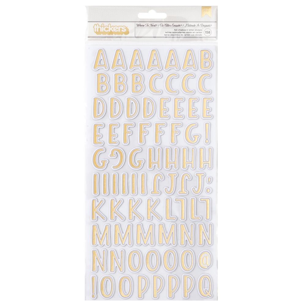 ABC Where to Next Foil – American Crafts