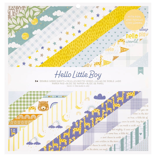 Paper Hello Little Boy Pad – American Crafts
