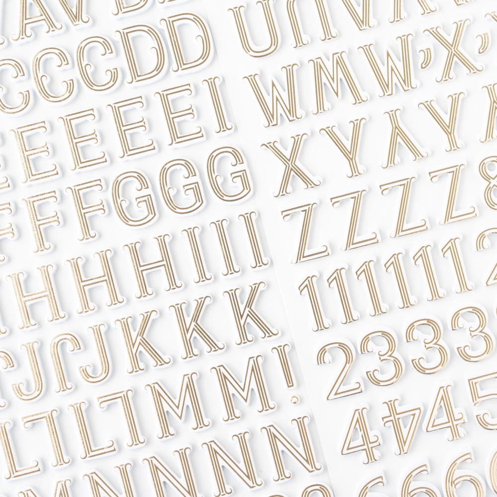 ABC Foam Gold Joyful Notes – American Crafts (imagen 2)