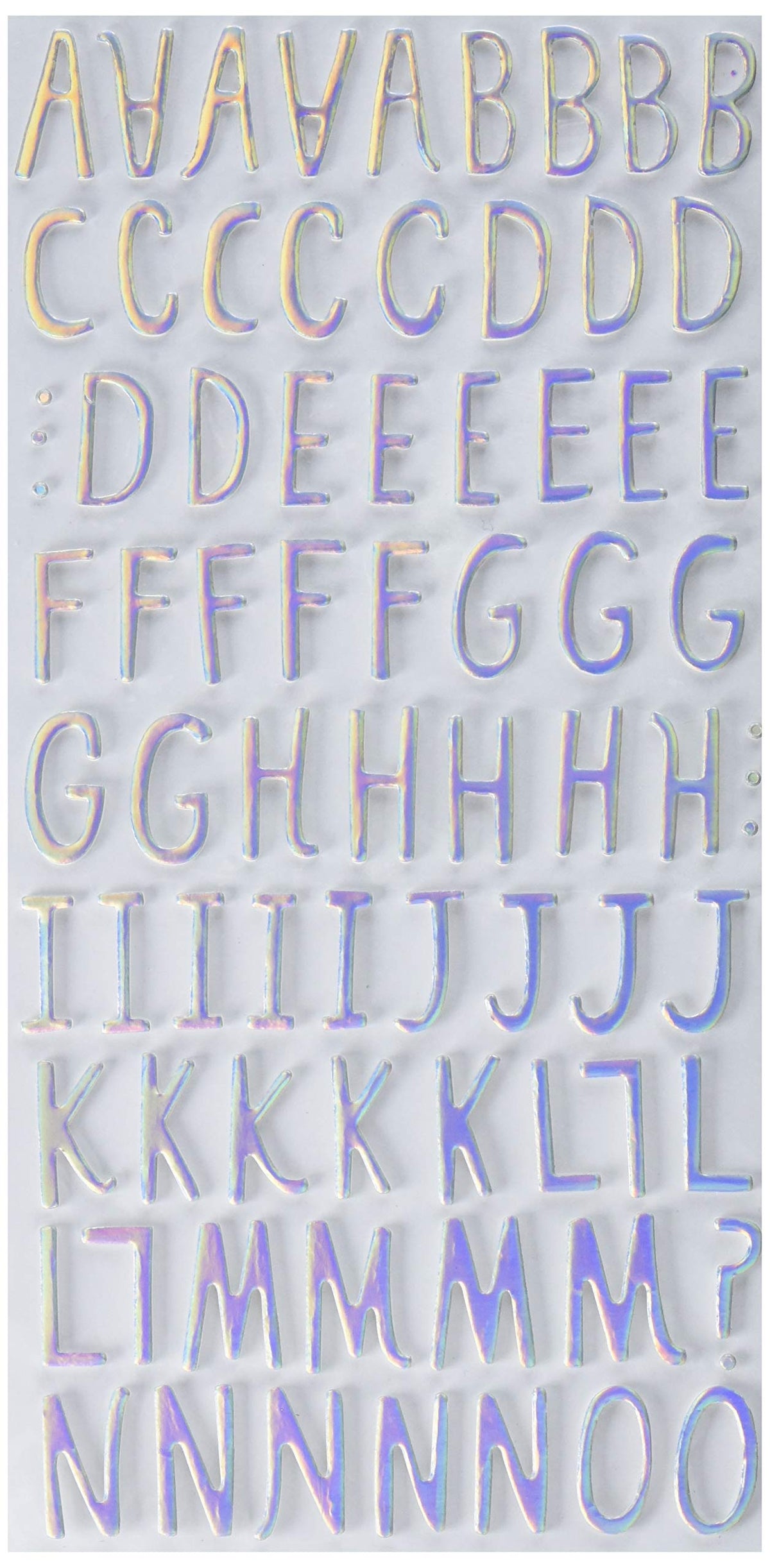 ABC Holographic Foil Surprise – American Crafts