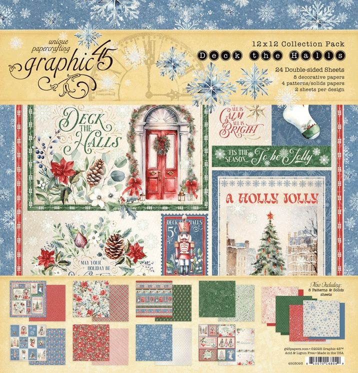 Paper Deck the Halls Pad – Graphic 45