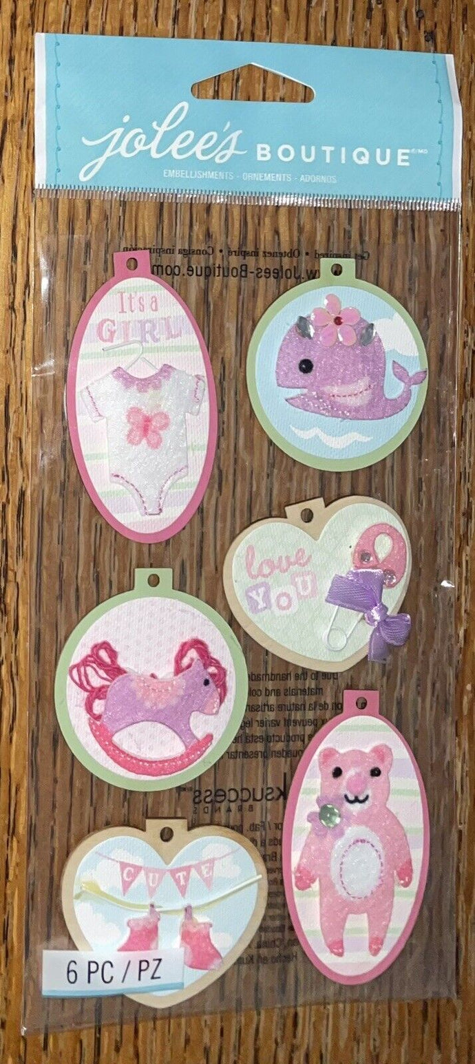 BABY GIRL EMBROIDERY HOOPS