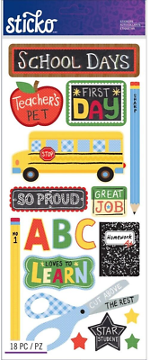 School Large Icons and Words Sticko – EK Success