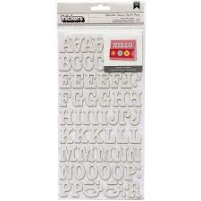 ABC White Sunny – American Crafts