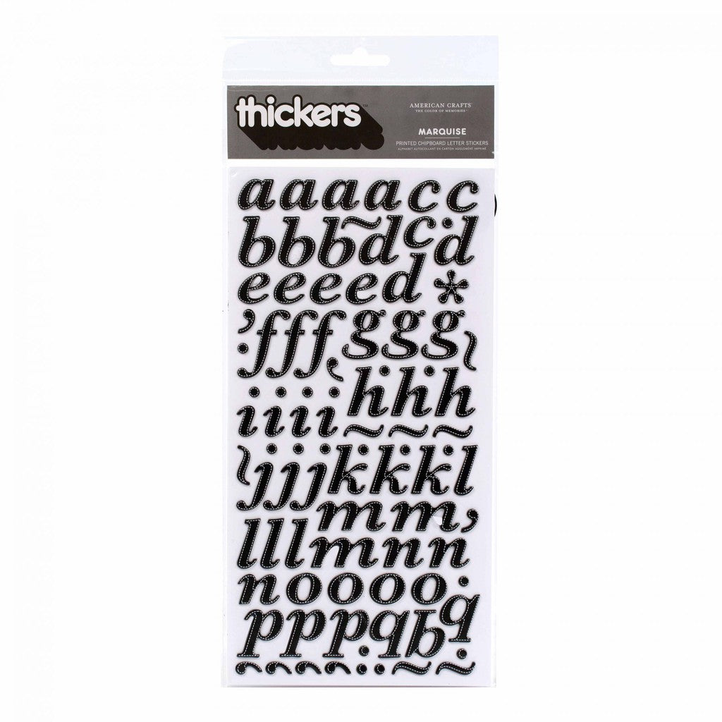 ABC Marquise Black – American Crafts