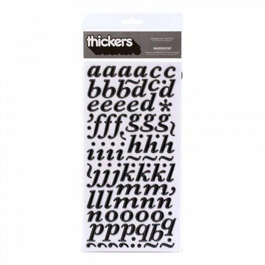 ABC Marquise Black – American Crafts