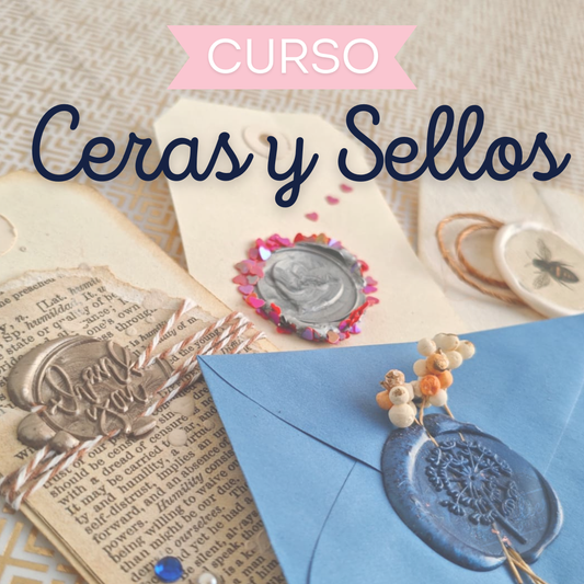 Curso de Ceras y Sellos – L'atelier Scrapbooking
