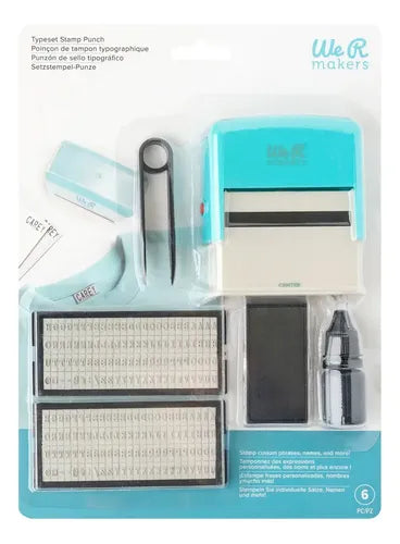 Typeset Stamp Punch Set – L'atelier Scrapbooking