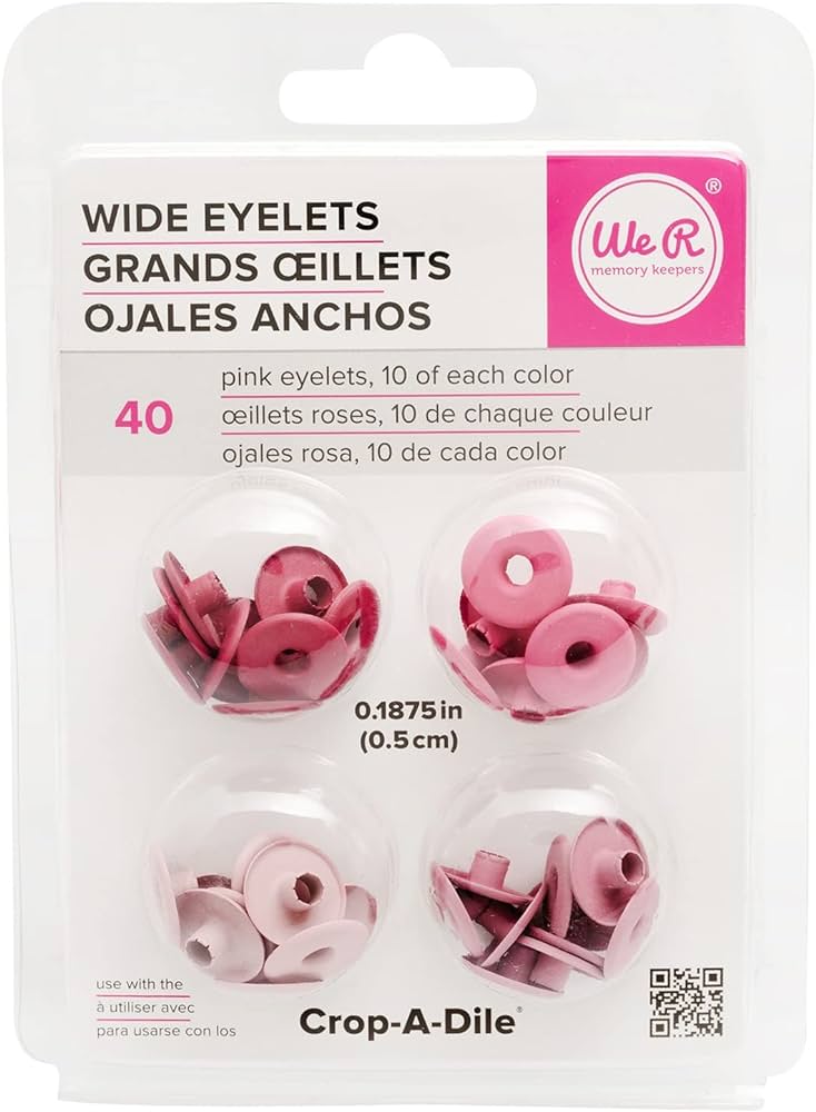 Wide Eyeleys Pink WRMK – We R Memory Keepers