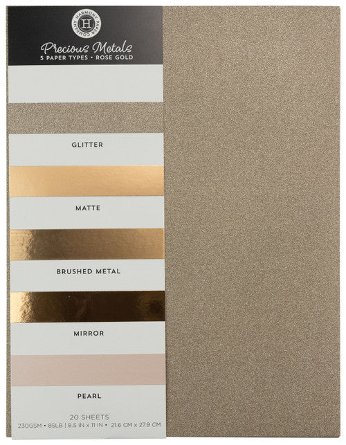 Paper Rose Gold Precious Metals Pad