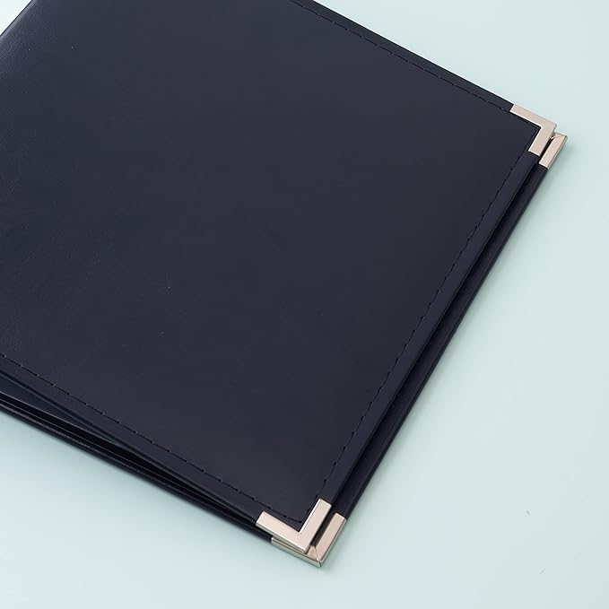 Navy Leather Scrapbooking Album – American Crafts (imagen 3)
