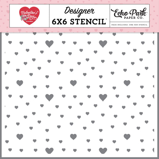 Growing Love Hearts Stencil – Echo Park