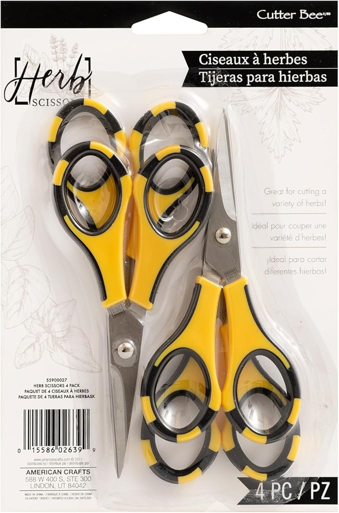 Herb Scissors 4 Pack – American Crafts