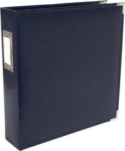 Cargar imagen en el visor de la galería, NAVY LEATHER SCRAPBOOKING ALBUM
