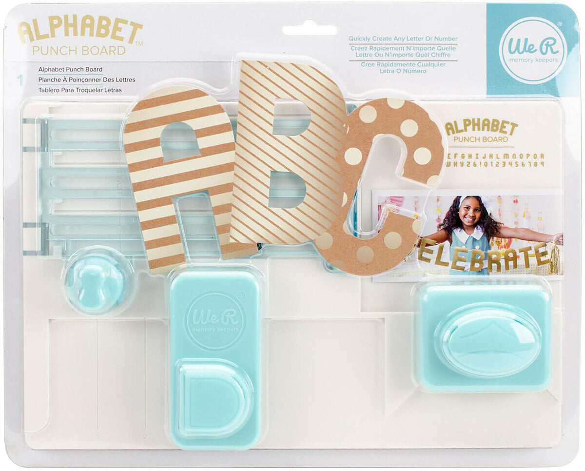 Alphabet Punch Board – We R Memory Keepers