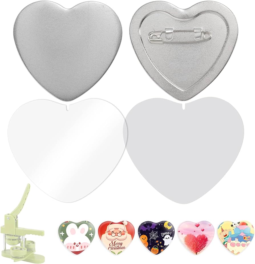 Heart Button Pieces – We R Memory Keepers (imagen 2)