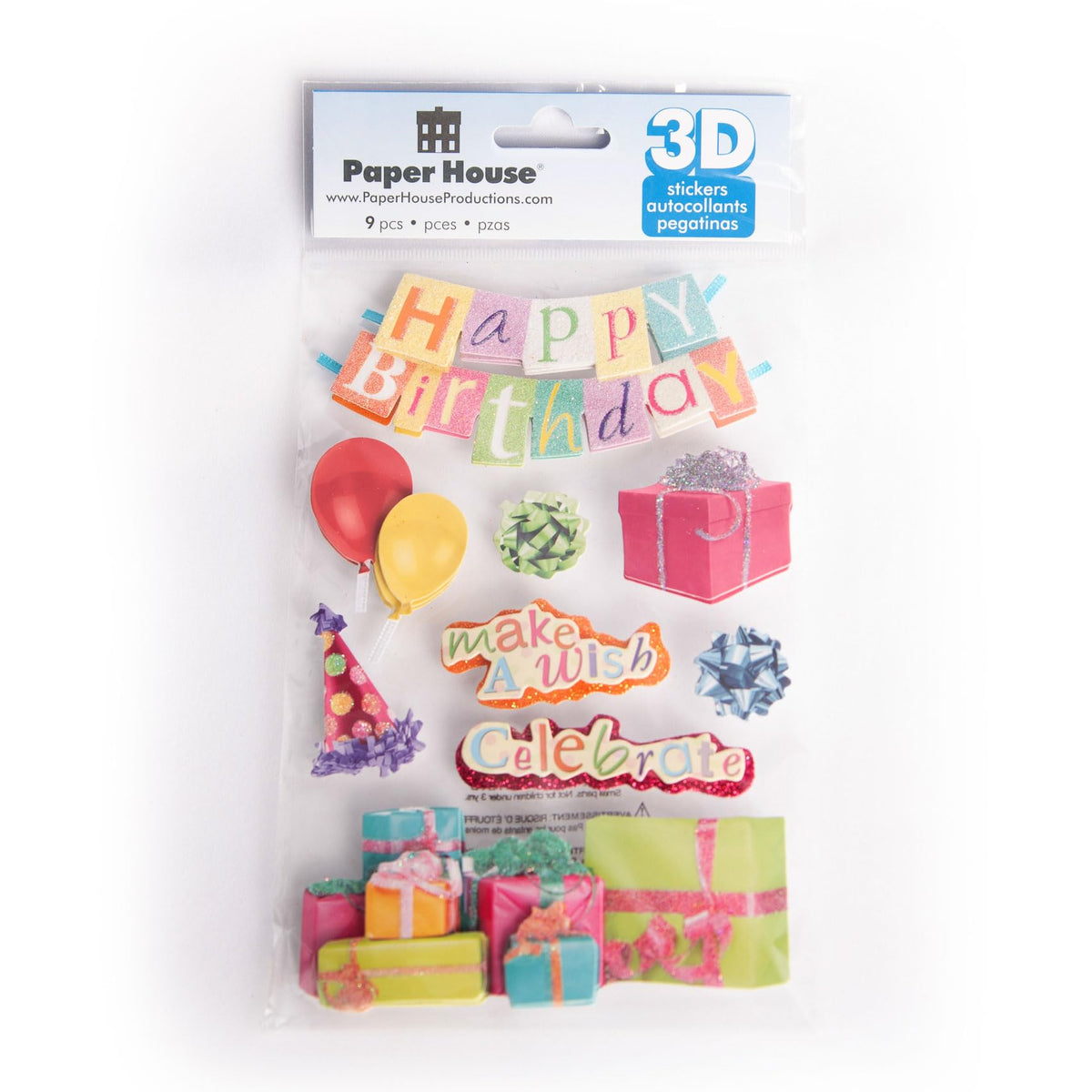 Happy Birthday Sticker – L'atelier Scrapbooking