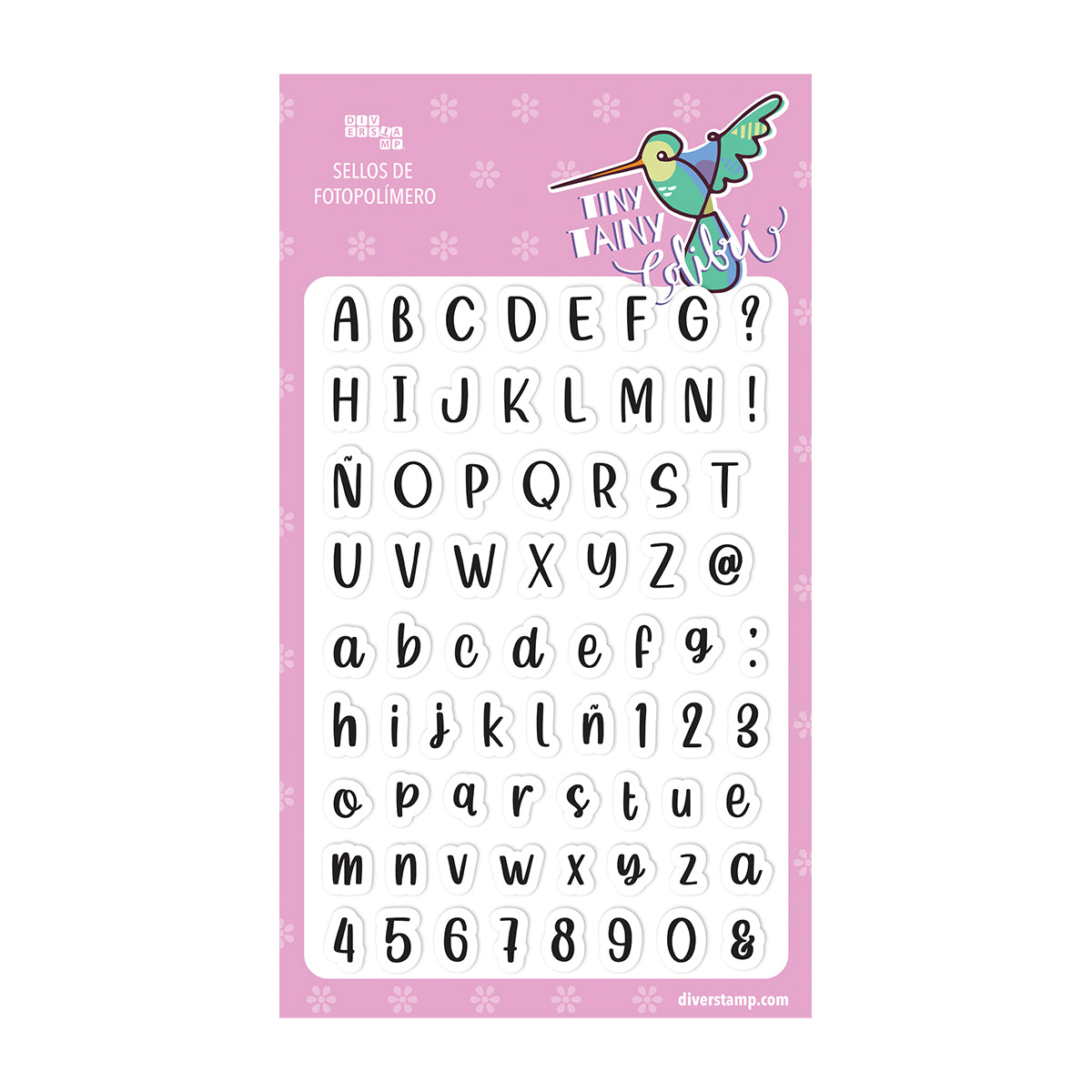 Letra de Molde Stamp Clear – Diverstamp