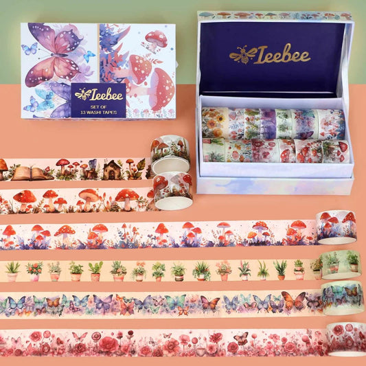 Mushroom Butterfly Washi Set – L'atelier Scrapbooking