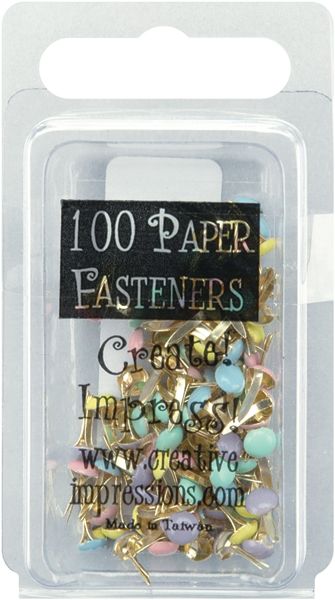Pastel Brads Mini Fasteners